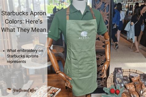 starbucks green apron|Dress Code Guide .